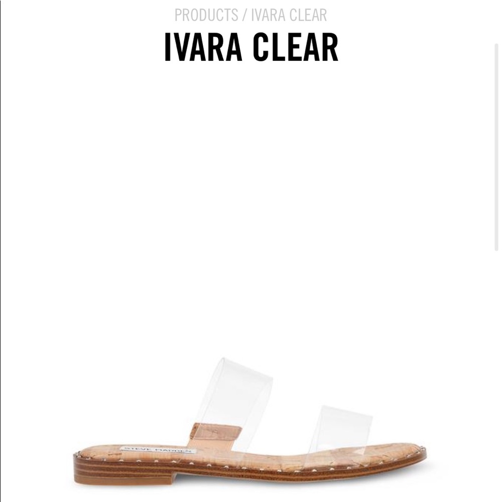 Steve Madden Clear Sandals